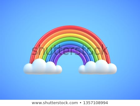 Stockfoto: 3d Rainbow Spectrum Background