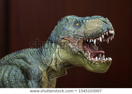Foto stock: Realistic Model Of A Tyrannosaurus