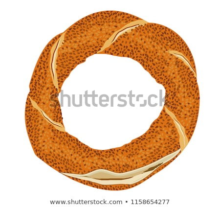 Stok fotoğraf: Bagels With Sesame Seeds