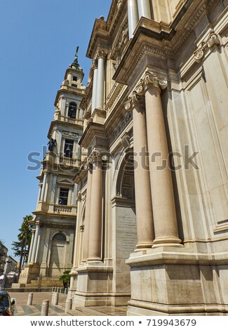 Stock fotó: Principal Facade Of Santuario Della Beata Vergine Del Rosario Pompei