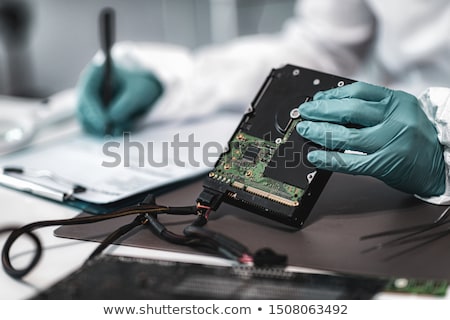 Foto stock: Forensics