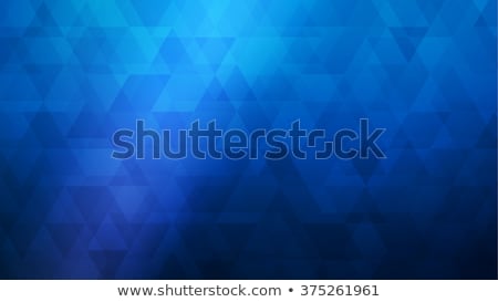 Foto stock: Blue Triangle Background