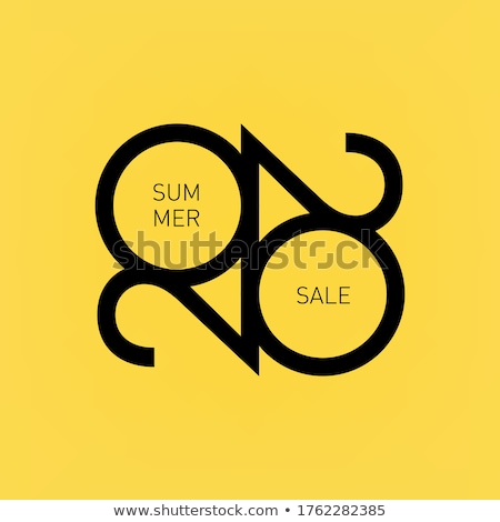 ストックフォト: Summer Offers Golden Vector Icon Design