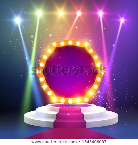 Zdjęcia stock: Stage With Scenic Lights Eps 10