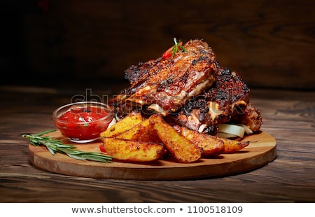 Foto stock: Fried Ribs