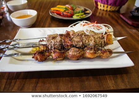 Foto stock: Shashlik