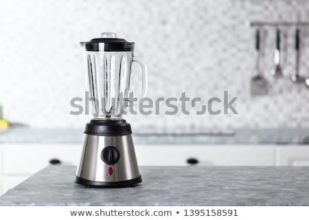 Stok fotoğraf: Blender On Kitchen Worktop