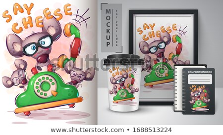 Say Cheese Poster And Merchandising ストックフォト © rwgusev