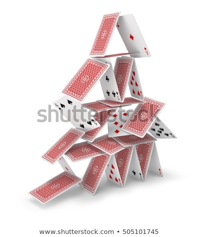 Card House Stock fotó © Anterovium