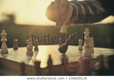 Chess Play Foto stock © Orla
