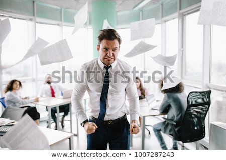 Foto stock: Angry Businessman