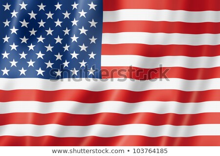 Satin Flag Three Dimensional Render Foto stock © Daboost