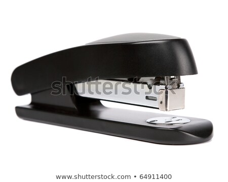 Stock photo: Black Professional Stapler Isolated