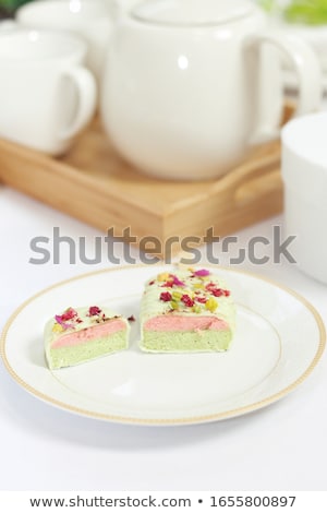 Stock fotó: Cut Strawberry On A White Background Sliced Strawberry On Strawberry Background Strawberry Backgro