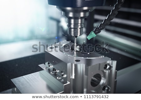 Сток-фото: Metalworking Cnc Milling Machine