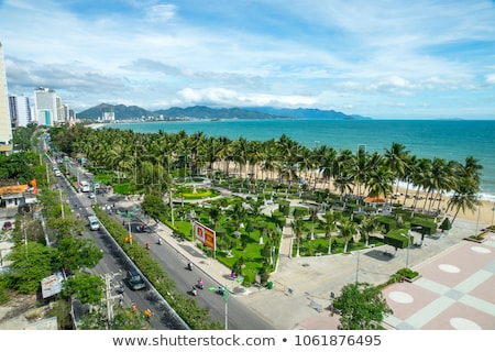 Stock foto: Panoramic Daytime View Of Nha Trang City Popular Tourist Destination In Vietnam