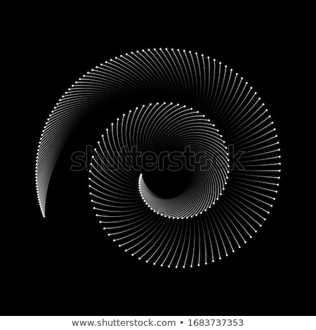 Stock photo: Spiral Line Wave Motion Digital Technology Background