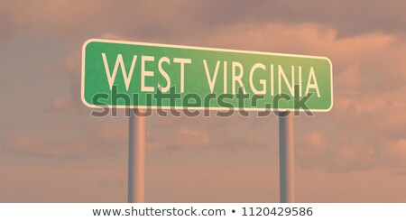ストックフォト: West Virginia Highway Sign