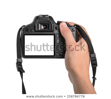 ストックフォト: Hands With Digital Photo Camera Taking Picture