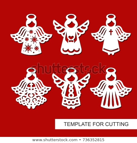 Stock photo: Set Of Christmas Angels