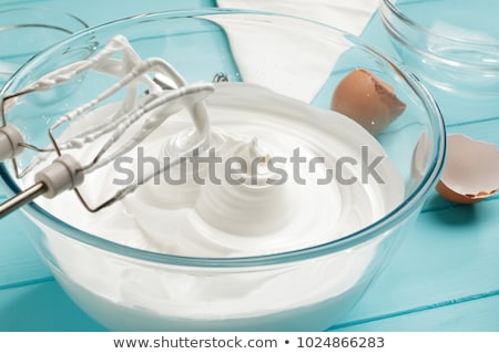 Stock fotó: Fresh Cream Meringues