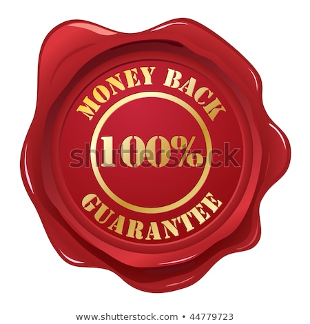 [[stock_photo]]: Money Back - Stamp On Red Wax Seal