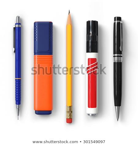 Stok fotoğraf: Pen Pencil And Marker
