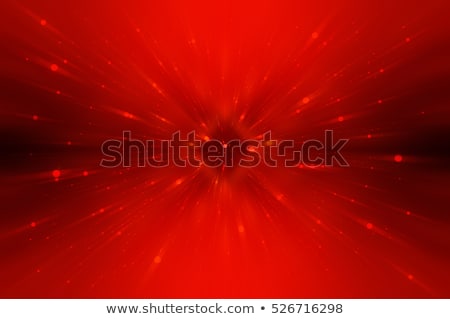 Stock photo: Glowing Red Fractal