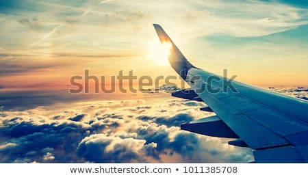 Foto stock: Wing Of An Airplane