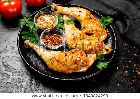 Stock photo: Roast Duck Leg