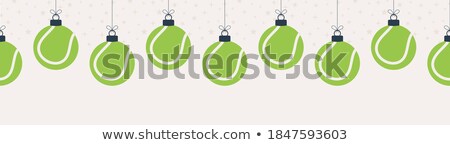 Stock fotó: Tennis Court Horizontal Banners Vector Illustration