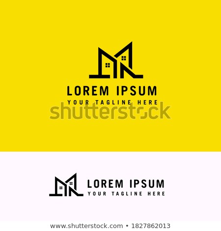 Сток-фото: Entrance Door Logo For Home Or Real Estate Abstract Letter A Gate Construction Doorway Symbol L