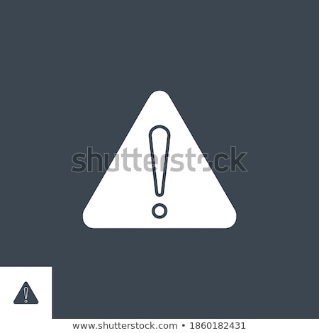 Stock fotó: Triangle Related Vector Glyph Icon