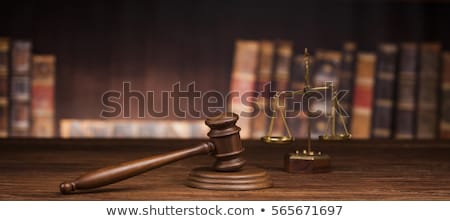 Stockfoto: Verdict Court Gavellaw Theme Mallet Of Judge