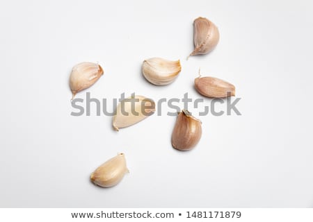 Stok fotoğraf: Fresh Garlic Clove And Slices