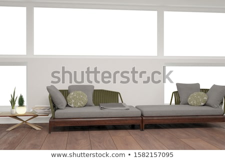 Stock photo: Empty Wooden Table And Room Interior Decoration Background Prod