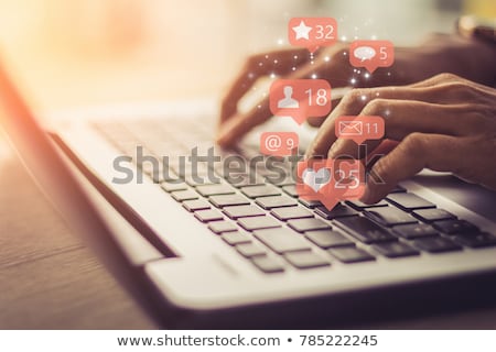 Stock photo: Keyboard With Network Concept