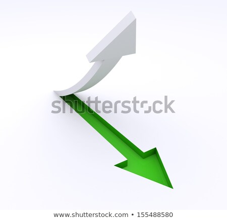 [[stock_photo]]: Arrow Detached From The Ground Is Rising