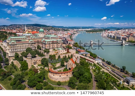 Stock fotó: Buda Castle View From Chain Bridge