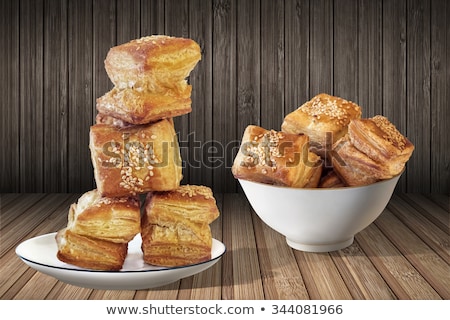 Stock photo: Small Rimmed Square White Serving Bowl