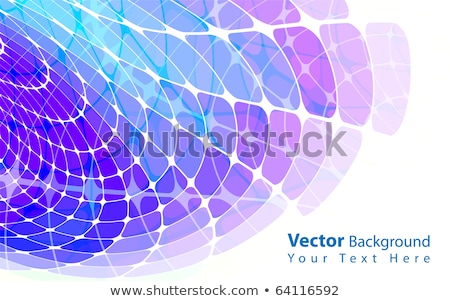 ストックフォト: Digital Color Vector Detailed Line Art Purple