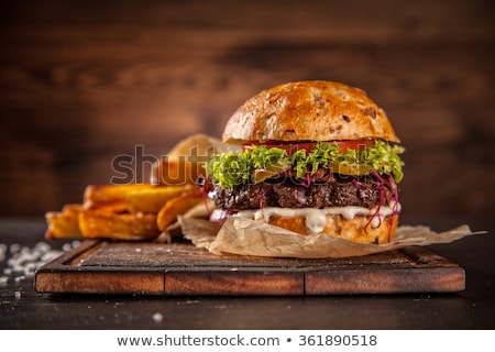 ストックフォト: Tasty Hamburgers