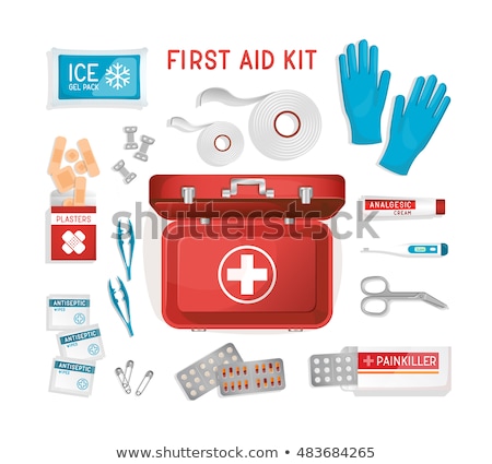 ストックフォト: Office First Aid Kit