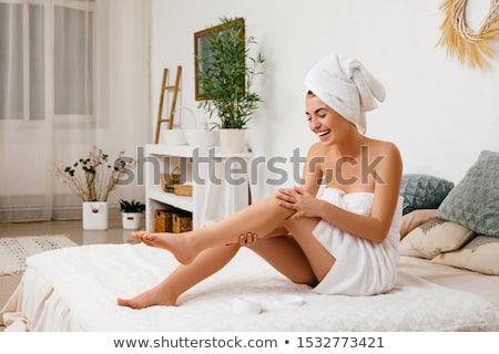 Foto stock: Beautiful Woman After Shower