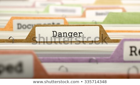 Stock photo: Danger - Folder Name In Directory