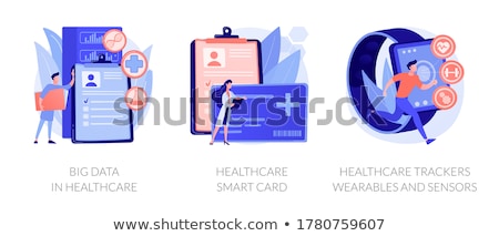 Foto stock: Cardiology Clinic Vector Concept Metaphor