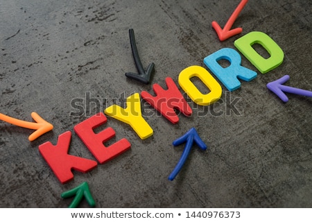 Foto stock: Keyword