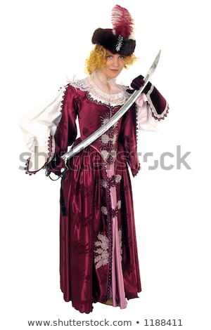 Foto stock: Woman In Polish Clothes Of 17 Century