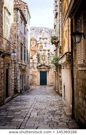 ストックフォト: Old Church Entrance Inside Dubrovnik Old Town