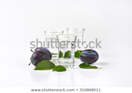 Foto stock: Shots Of Plum Brandy Slivovitz